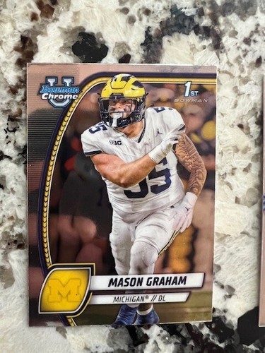 2024 BOWMAN U CHROME 1st CARD UNIVERSITY PICK YOUR PLAYER CARD #s 101-200 - Picture 22 of 68