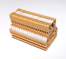 Allen Bradley 1492-H2GL Style H Gold Terminal Block  Lot of 18 