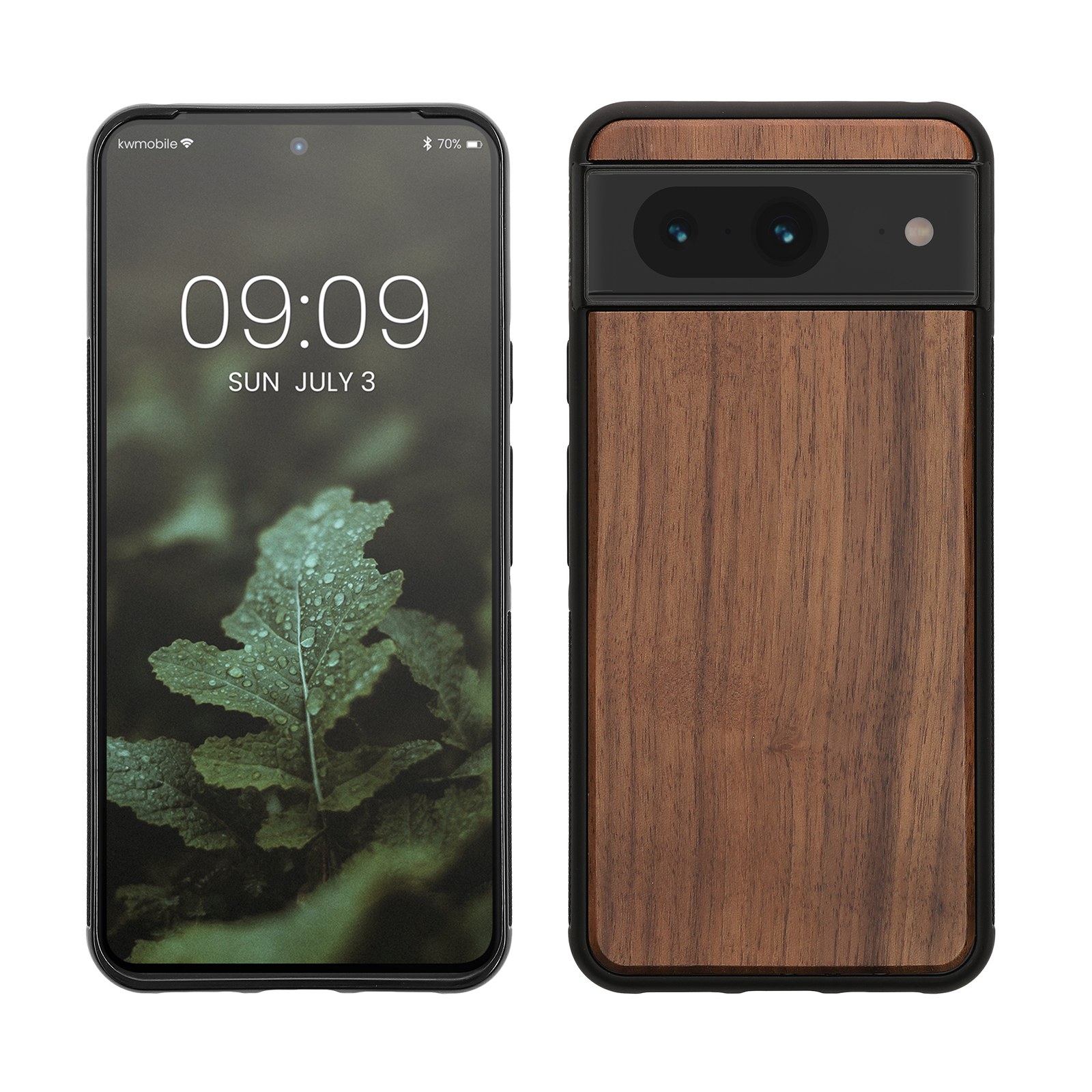 Чехол для смартфона Google Pixel 8 с жестким корпусом из ТПУ и бампером Walnussholz Hülle
