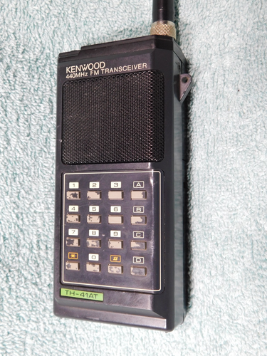 RZADKIE KENWOOD TH-41AT VHF HAM RADIO - DIE HARD BRUCE WILLIS FILM REKWIZYT RADIO