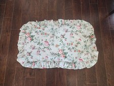 Ralph Lauren Vintage Toulouse Floral Ruffled Accent Pillow 19"x34"