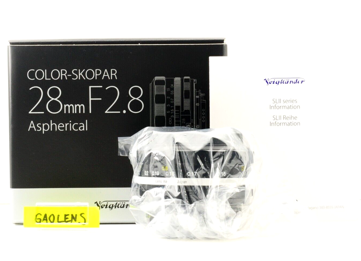 Voigtlander 28mm f/2.8 Color-Skopar SLIIs Lens for sale online | eBay