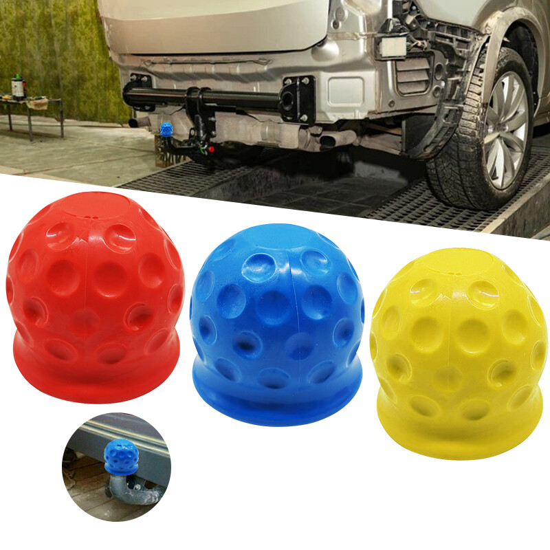 Tow Bar Ball CoverCap Car Towing Hitch Caravan Trailer Towball Protector New eBay