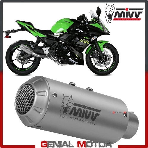 Mivv Complete Exhaust MK3 Inox for KAWASAKI NINJA 650 2017 2019