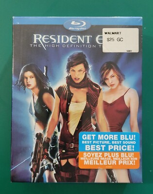 Resident Evil/Resident Evil: Apocalypse/Resident Evil: Extinction (Blu-ray Disc,