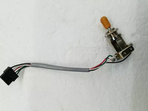 NEW! Gibson Les Paul Short Switchcraft Straight Toggle Switch HP Quick Connect 