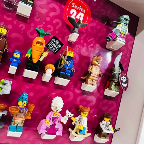 Display frame case for Lego ® 71037 Series 24 minifigures multi choice 27cm 25cm - Picture 6 of 22