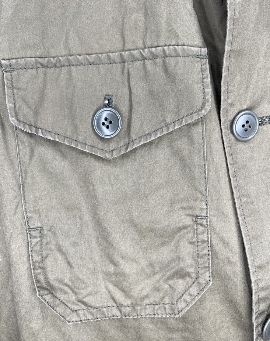 JUNYA WATANABE X COMME DES GARCON MEN'S JACKET HOODED GREEN SIZE