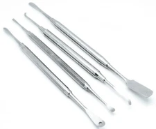 4 Pcs Set Periosteal Elevator Standard Implant Surgical Dental Instruments Kit