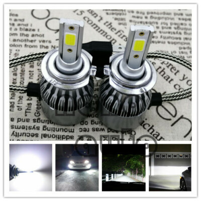 H7 LED Headlight Bulb Conversion Kit High Low Beam Lamp 6000K Super White Bulbs
