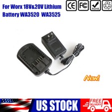 WA3742 Replcae Battery Charger for Worx 18V 20V Lithium Battery WA3520 WA3525