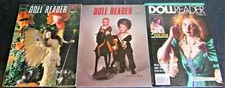 3 vintage issues of Doll Reader Magazines, October 1983, November 1983, Nov 1996