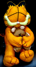 RARE Huge 19" Garfield the Cat W/Pooky Stuffed doll SPencer Gifts Exclusive 90's