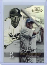 2020 Topps Gold Label Jackie Robinson Class 2 Base - Brooklyn Dodgers