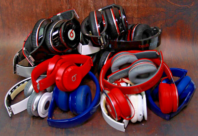 Lot of 14 Beats by Dre  For Parts - Cosmetic issues Missing Pieces Flaws