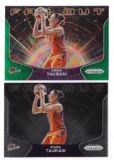 2021 Panini Prizm WNBA Diana Taurasi Lot (2) Far Out Green Prizm & Base Mercury