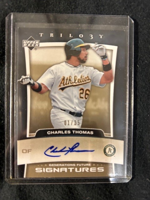 Charles Thomas  Certified Autograph Signature Auto Card #1/35