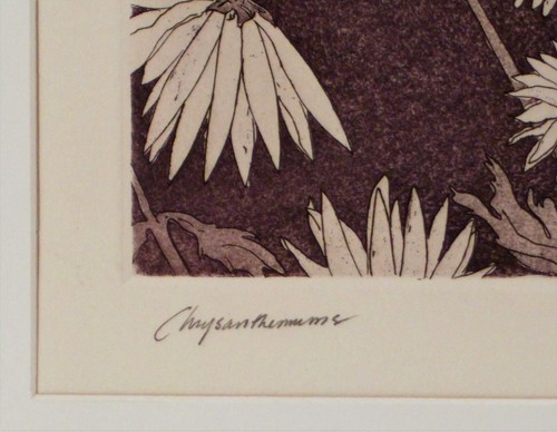 M.KLINE L.E (8/13) "CHRYSANTHIMUNS" UM 1982 - RADIERUNG - Bild 5 von 8