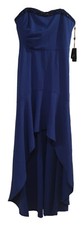 NEW RTLS 180 ADRIANNA PAPELL ROYAL VARIABLE LENGTH BONE-IN FORMAL GOWN SZ 10