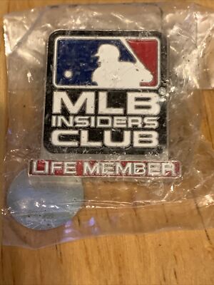 MLB Official Baseball Insiders Club Life Member Pin 2009 Fan Pinback NEW Cool