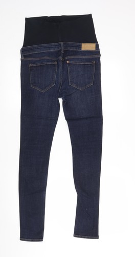 H&M Womens Blue Cotton Blend Skinny Jeans Size 8 L28 - Picture 2 of 12