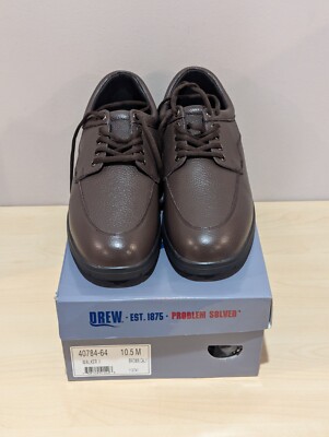 NWT Men’s DREW Walker II brown leather orthopedic oxfords- Size 16 Wide 4W DREW | Shoes | New Drew Walker Ii Oxford Orthopedic Shoe  main image 2