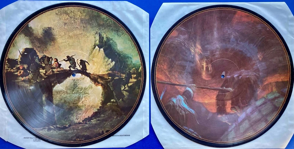 Lord of the Rings US 1st Pressing Vinyl LP 2x Picture Discs Bakshi 1978 - Image 4 of 4