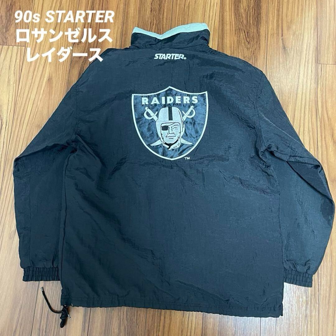 希少！90's NFL LOS ANGELS RAIDERS Rare VTG STARTER Los Angeles LA Raiders Football Snapback