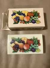 VTG Fuller Brush Company Deluxe 47Table Tidy Cleaning Tool USA Plastic Fruit Box