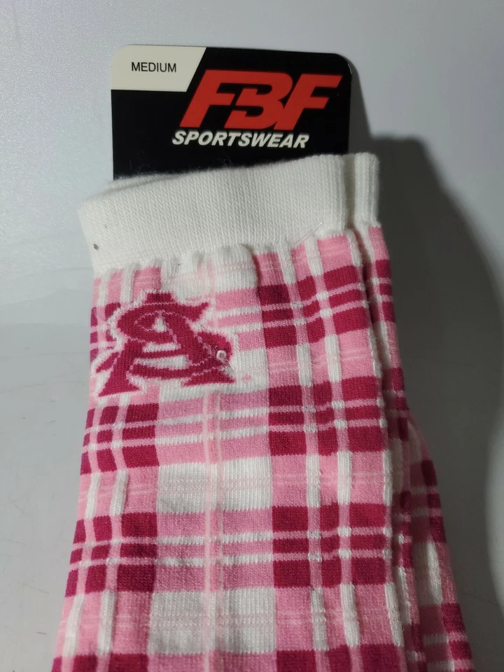 Arizona State Sun Devils Pink Out Socks Size Medium 5-10 Crew Cut - Image 2 of 4