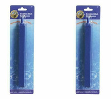 UNDERWATER TREASURES BUBBLE MIST AIR STONE 6 inch Bar for Aquarium Fish Tank X2