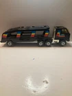Vintage Tonka Black Car Hauler Cab & Trailer 20" Long x 5" Tall Pressed Steel