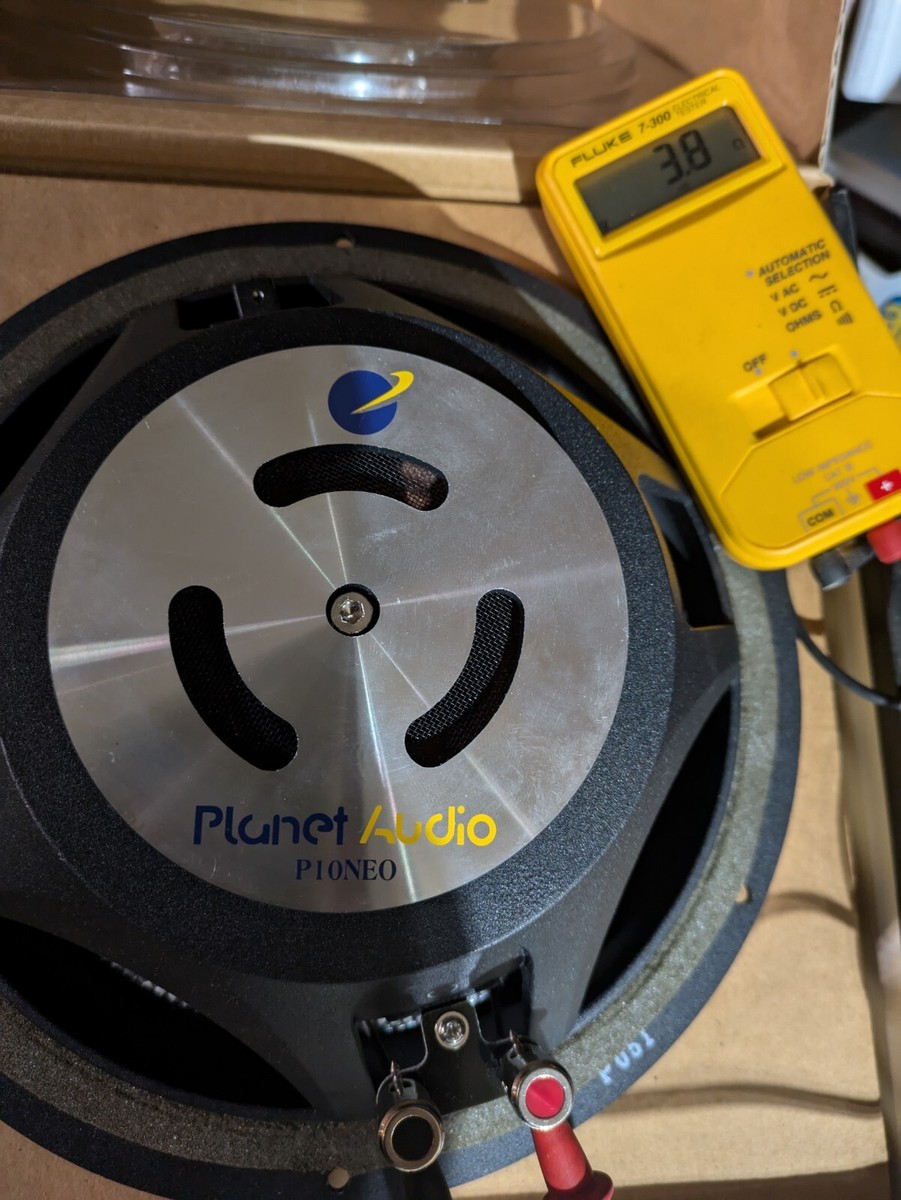 Rare Old School VTG Planet Audio Neo 10 Subwoofer Car Audio