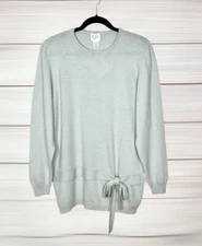 NWT Vintage RATIO Long Sweater Tunic Wool Angora Blend Gray L