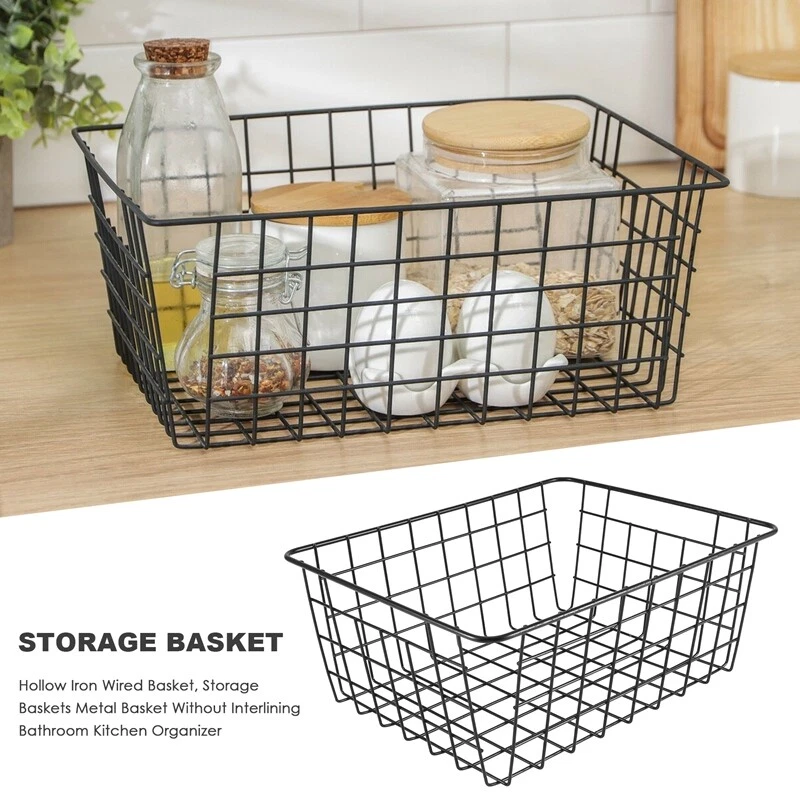 Metal baskets cheap for storage