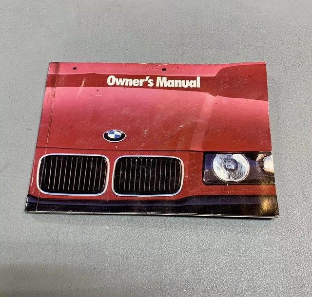 BMW E36 3Series Owner’s Manual Book Owners Guide 01479787767 eBay