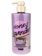 VICTORIA'S SECRET PINK HONEY LAVENDER SOOTHING BODY LOTION w/ HONEY 14 oz NEW