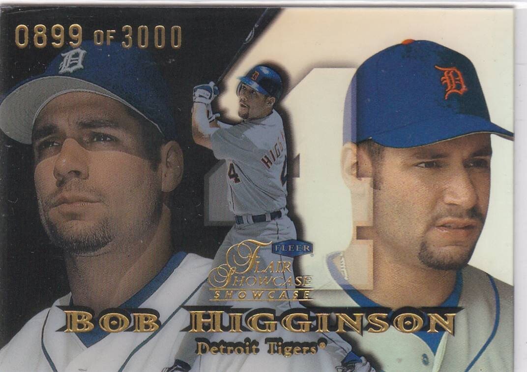 Vetrina Flair 1999 fila 1 posto 54 Bob Higginson Tigers 3000 spedizione gratuita!