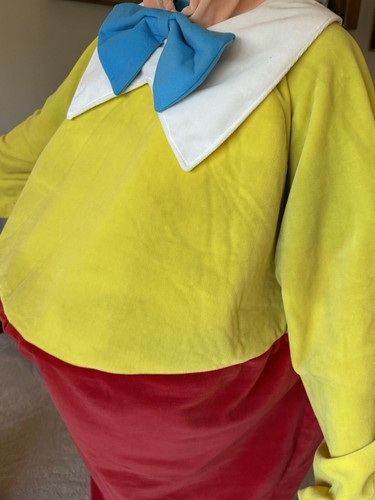 VTG Disney Store Tweedle Dum Costume Alice In Wonderland One Piece Suit Adult M - Picture 22 of 24