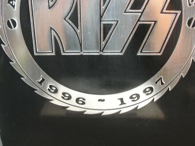 【未使用•未開封】SIMMONS COMPO3 Gene Simmons Authentic Signed KISS Solo 1978 Album Cover W/ Vinyl