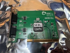 SIIG CyberPro RS-232 Dual Port COM PCI card JJ-P02033-S6