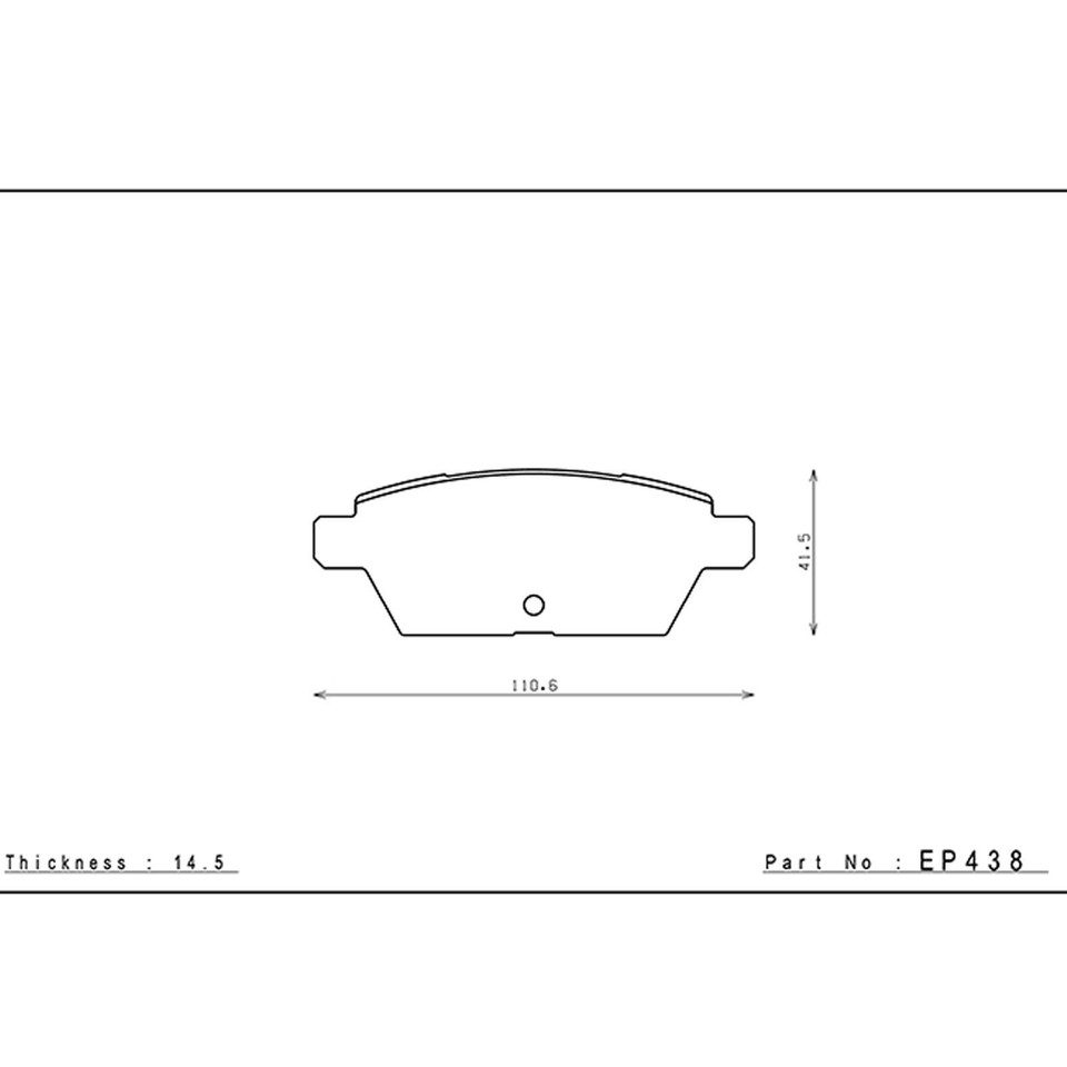 Endless Front and Rear MX72 PLUS Racing Brake Pads EP437MX72PLUS EP438