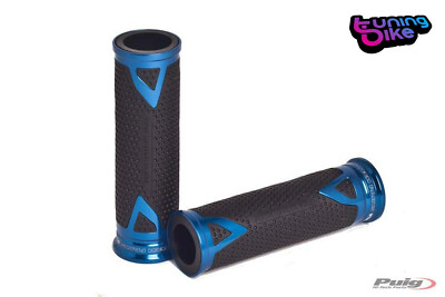 PUIG GRIPS RADIKAL FOR KAWASAKI KLE500 91-97 BLUE-119MM