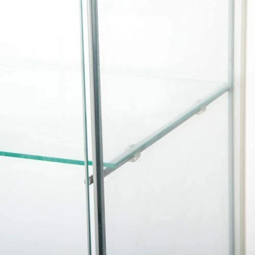 Glass Display Cabinet 4 Display Shelves Floor Standing w/Door Curio Bookshelf US - Picture 15 of 16