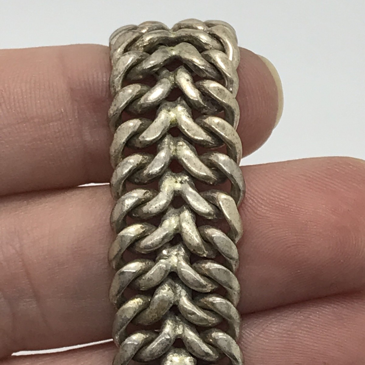 Vintage Mexico TS-22 925 Sterling Silver Bold Look Design