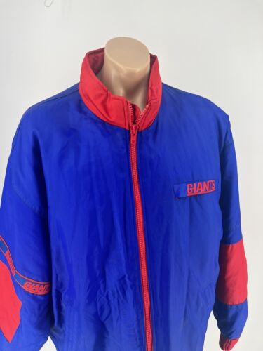 Pro Player Vintage 90s NFL New York Giants Blue Puffer Jacket Mens Size L - Picture 3 of 8
