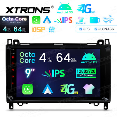 XTRONS 9  Autoradio Android 14 4G+64GB GPS Navi für Mercedes W245 W906 Vito W639