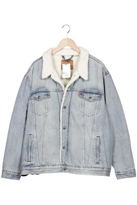 Levis Jacke Herren Anorak Jacket Kurzmantel Gr. 3XL Baumwolle Hellblau #jotez2f