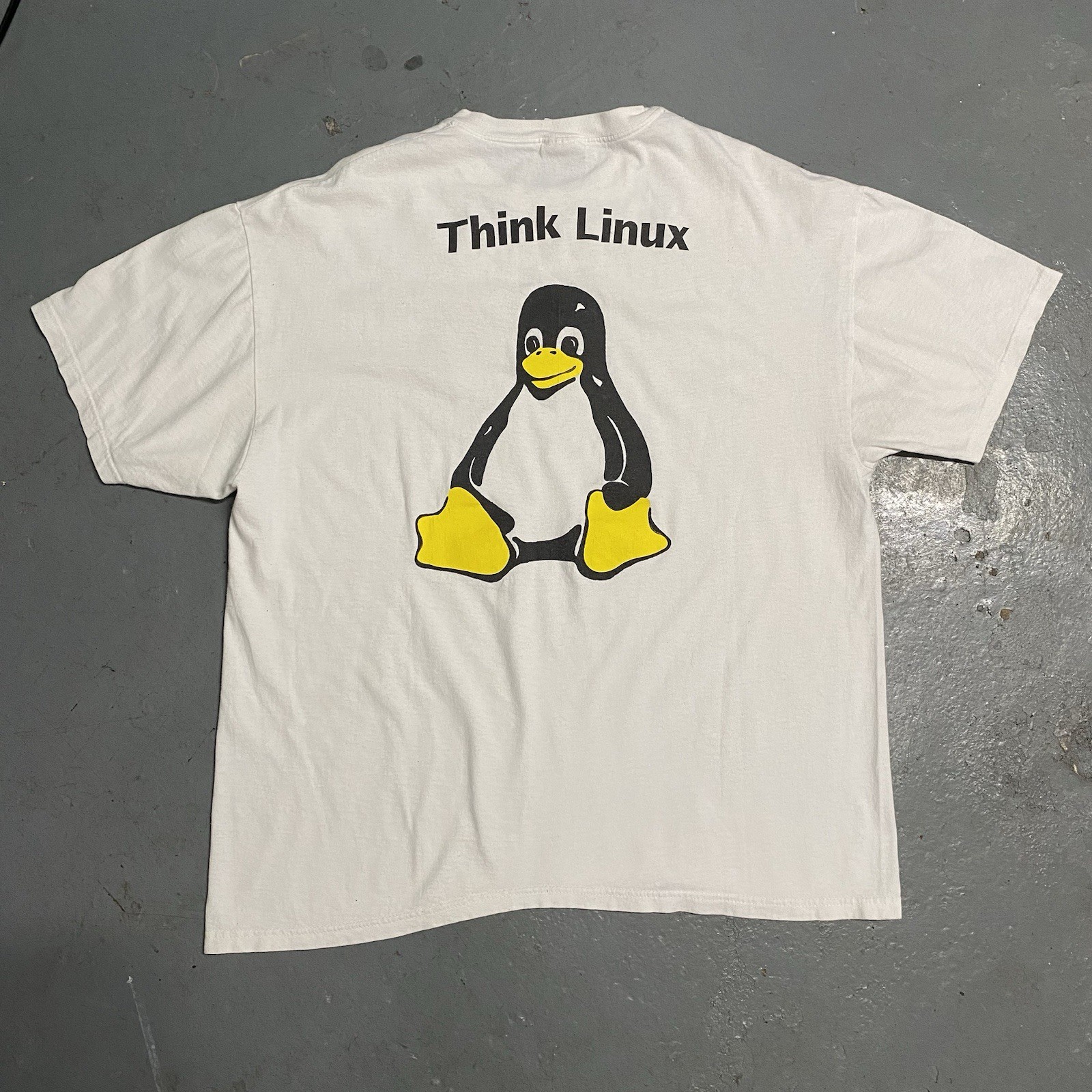 Vintage 90s Linux Computer Operating System Shirt… - image 1