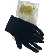 New In Package Lot of 11 Pairs DSI Small Black 100 Cotton Marching Band Gloves